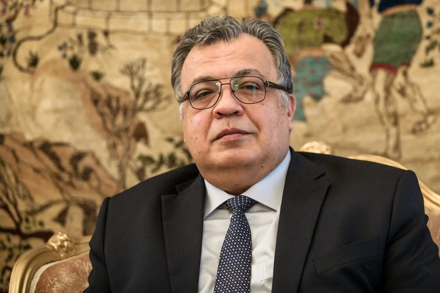 Андрей Карлов во время официальной встречи